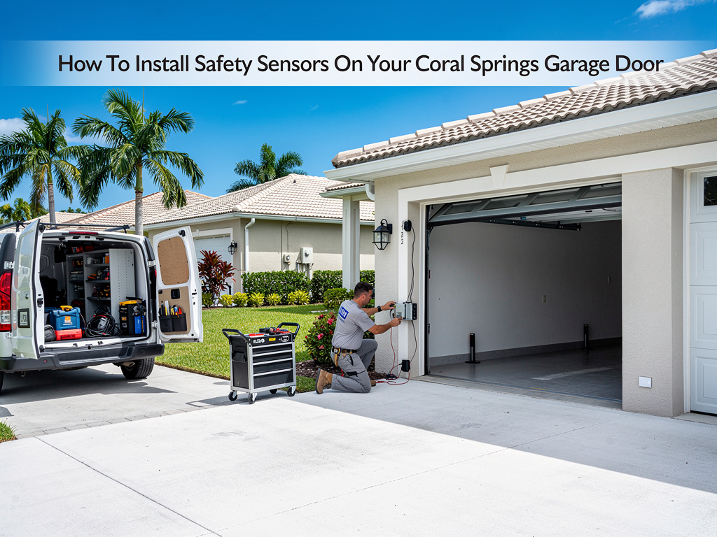 How To Install Safety Sensors On Your Coral Springs Garage Door